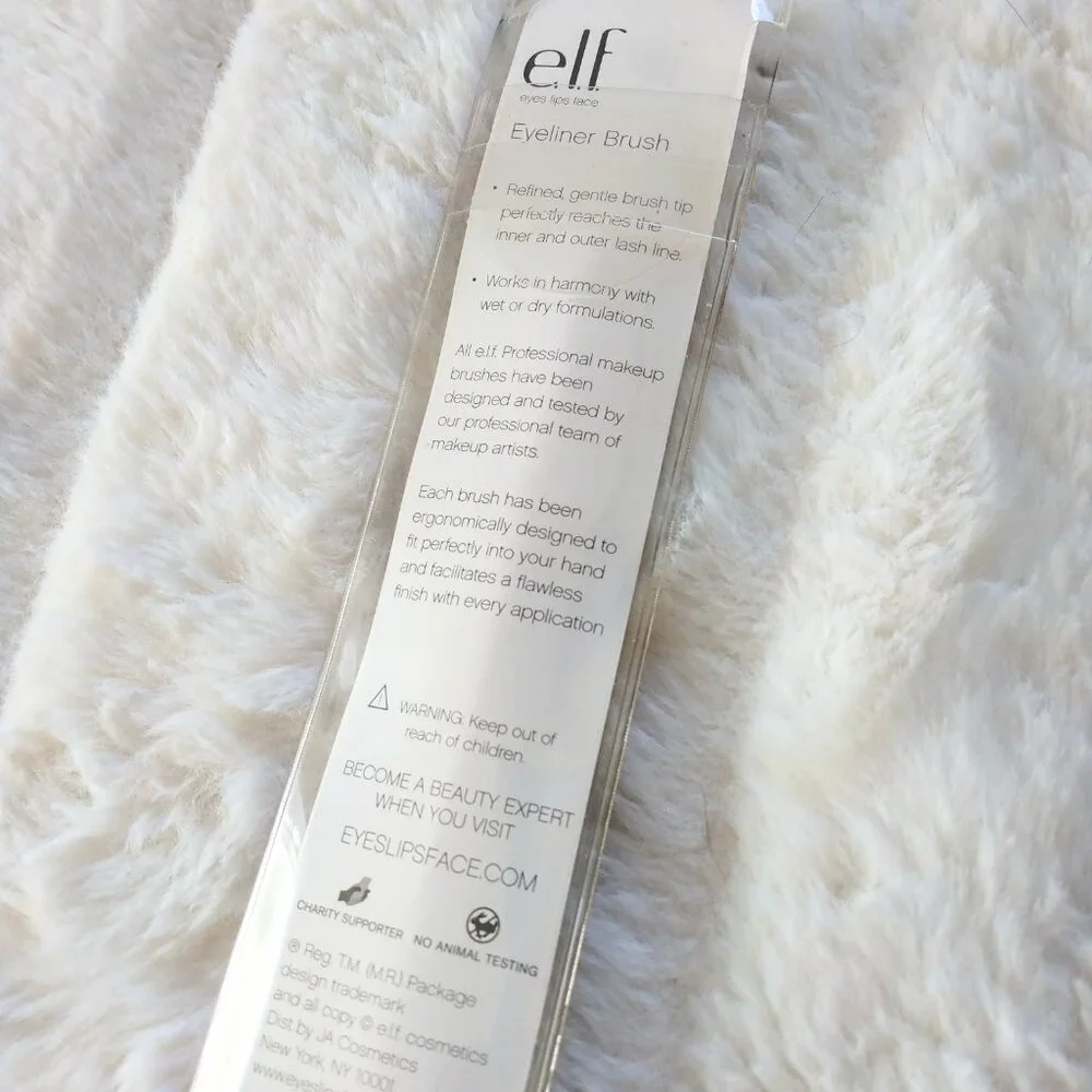 Set of (3) e.l.f. makeup cosmetic brushes